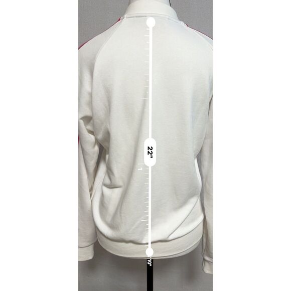 Puma White with Pink Stripes T7 Track '68 Jacket. Size XS(W). - Picture 5 of 11